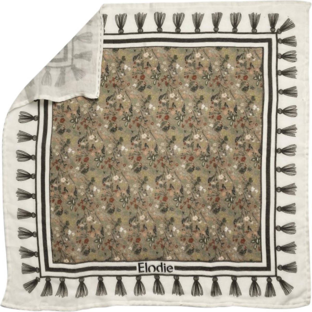 Elodie Bamboo Muslin Blanket Vintage Flower