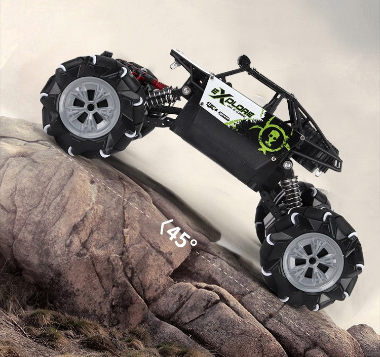 لعبة سيارة دريفت بجهاز تحكم عن بعد 4WD RC Car 1:16 2.4G Stunt Drift Run مائل