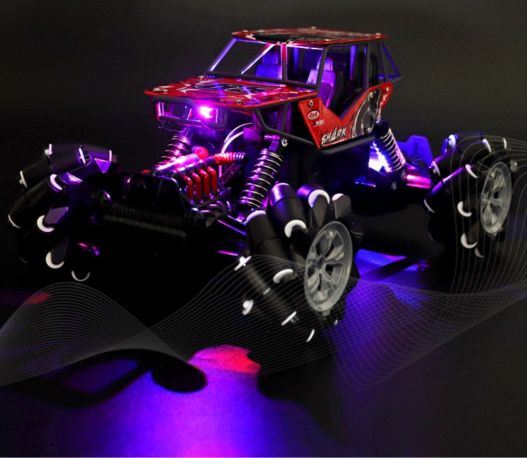 لعبة سيارة دريفت بجهاز تحكم عن بعد 4WD RC Car 1:16 2.4G Stunt Drift Run مائل