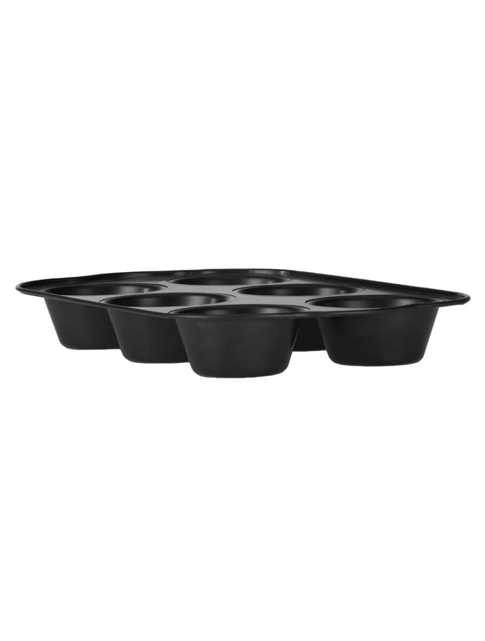 Royalford 6 Cup Jumbo Muffin Pan Black