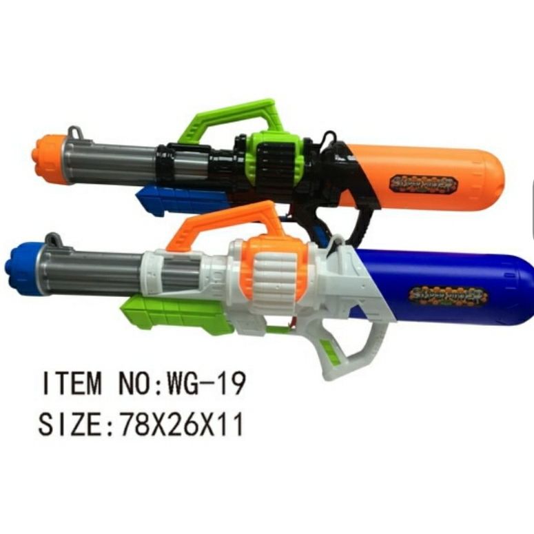 water gun black & white