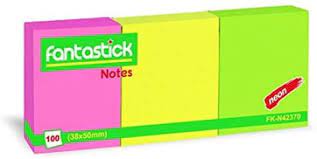 Fantastick Post It Pad Color