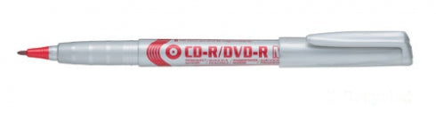 CD DVD Marker Red Permanent Pentel