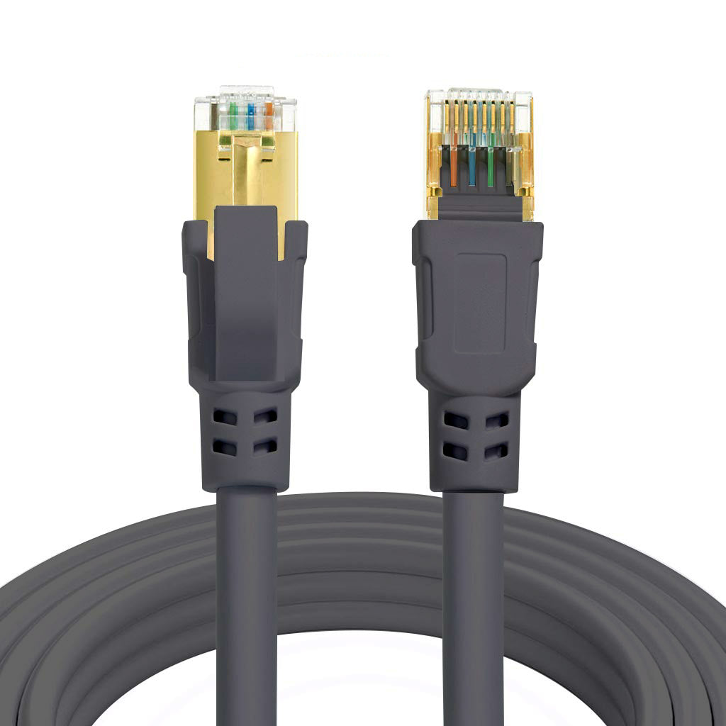 Ransor® Cat8 15m 49ft Premium Ethernet Cable Black