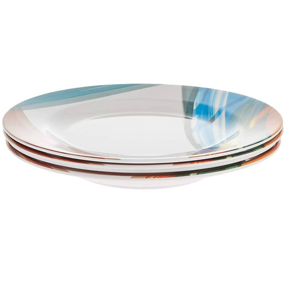 Shop Flamingo 4-Piece Melamine Ware Combo | Soup & Dinner Plate | Halabh