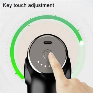 2021 Newest Fascia Massager Electric High Speed Mini Deep Pain Relief Back Neck Muscle Massager For Home 14.2cm x 14cm x 5.6cm