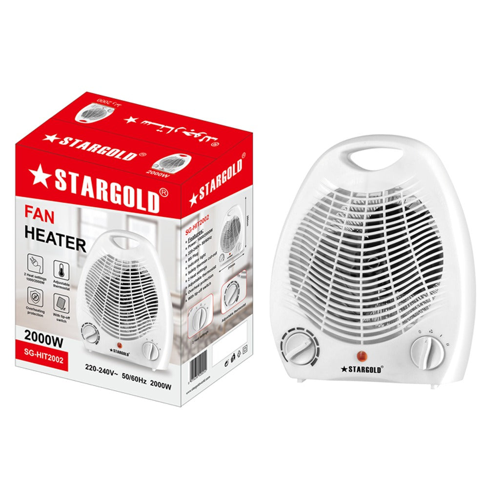 StarGold 2000W Portable Electric Fan Room Heater With 2 Temperatures