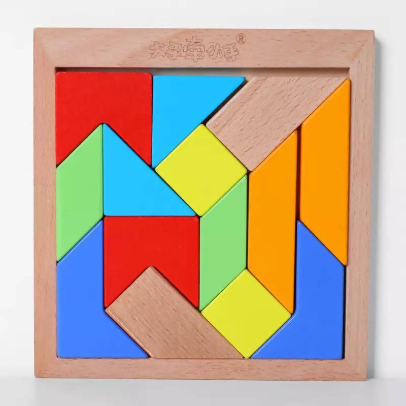 Educational Toys Puzzles 3d Developmental Toy 14pcs Tangram Puzzle