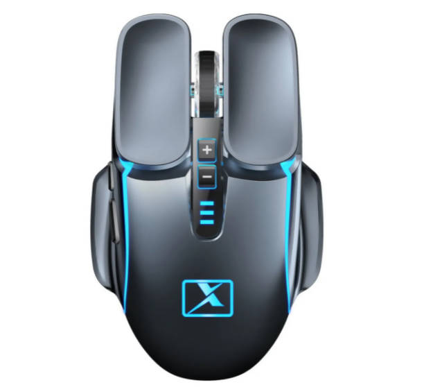 Shop Xinmeng Wireless Rechargeable Mouse Black | Battery Mouse