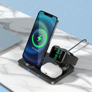 Hoco 3 In 1 Wireless Fast Charger Dock