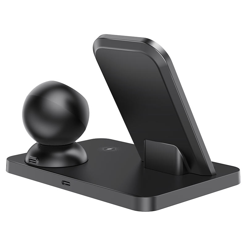 Hoco 3 In 1 Wireless Fast Charger Dock