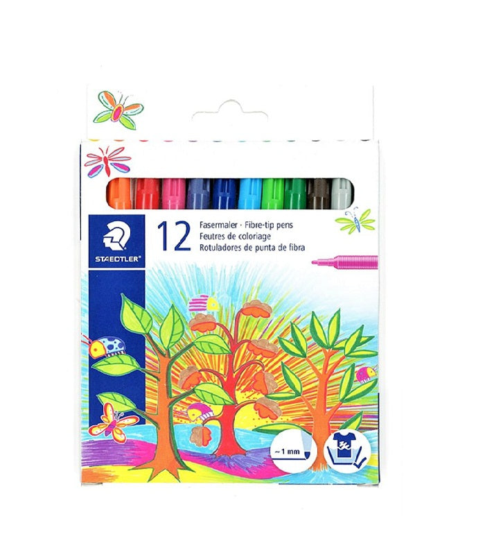 Staedtler Fibre Tip Pens Assorted Colours