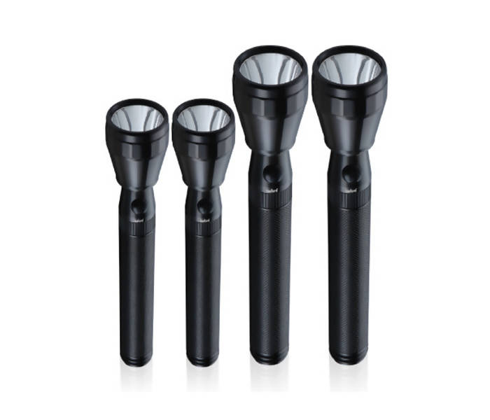 Sanford Rechargeable Led Search Light Combo Set Of 4 in 1 Combo Black