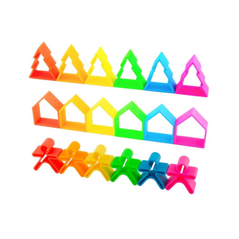 Dena Silicone Sensory Toy Set Multicolor