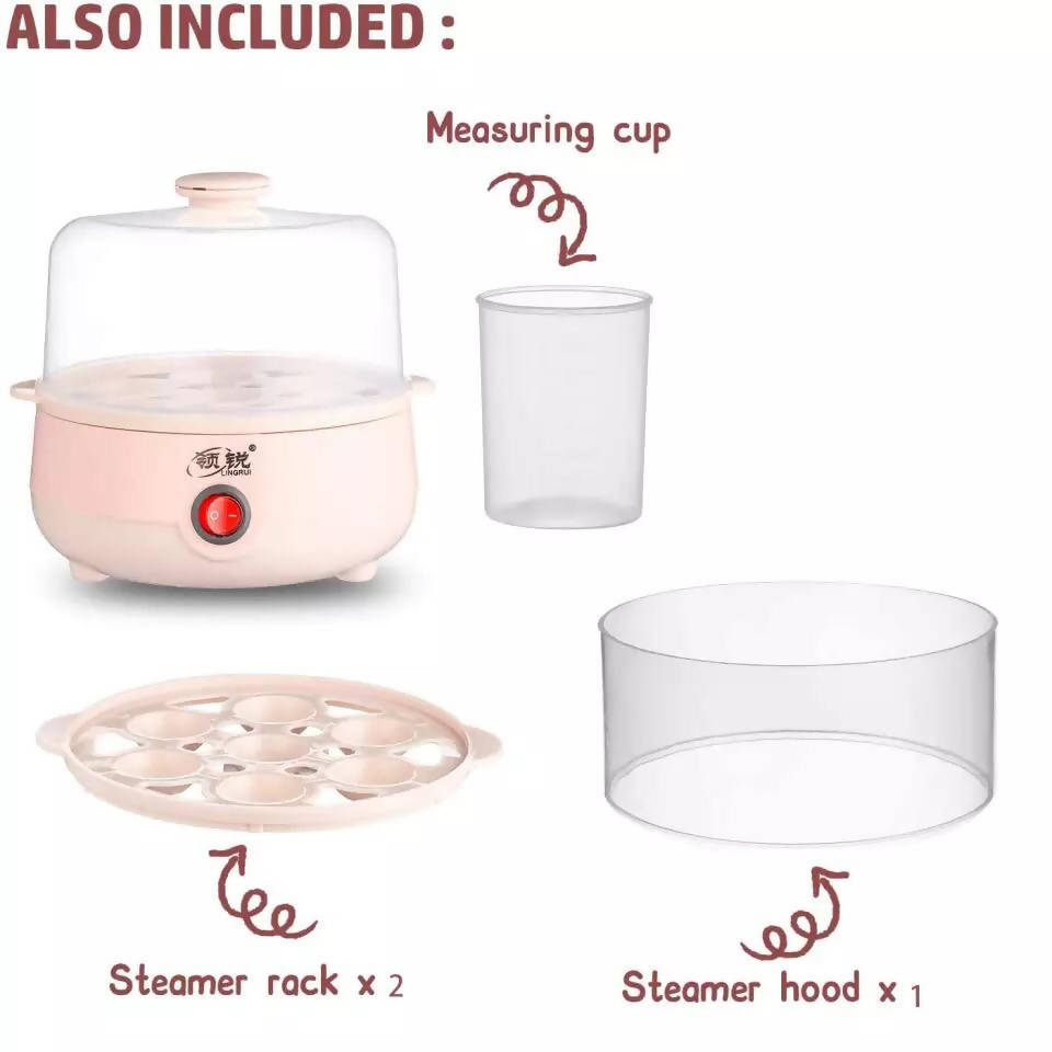 Shop Mini Electric Pan Boilers 2-Layer Boiled | Egg Cooker | Halabh