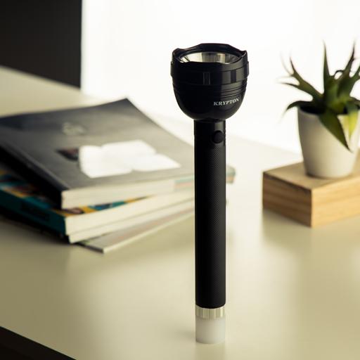 Krypton Rechargeable LED Torch 3W LED Black