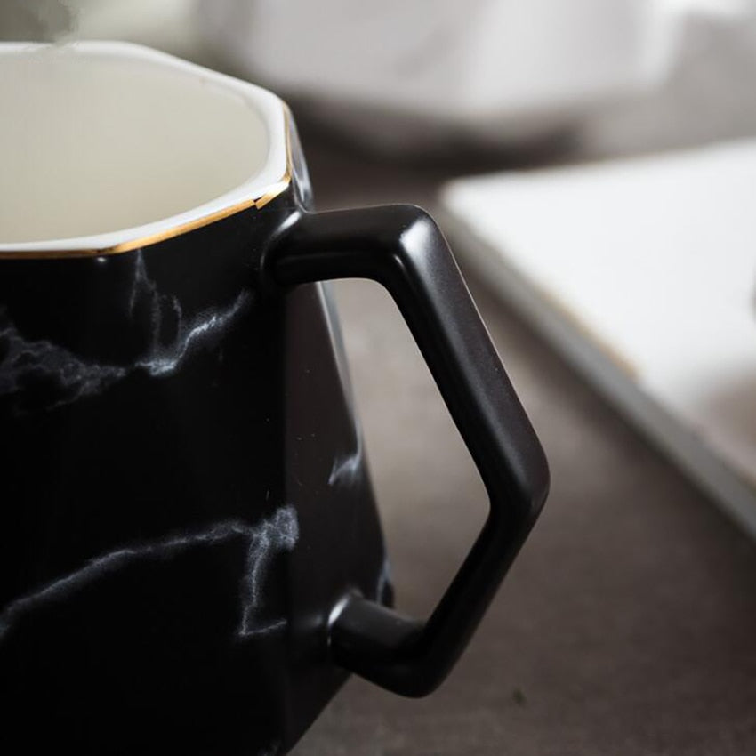 Shop Diamond Marble Ceramic Coffee Mug | Best Tea Mugs | Halabh