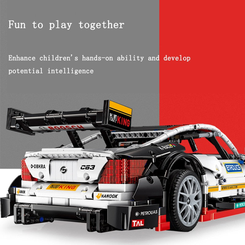 Mould King Super Racing Car 13075Building Blocks Series C63 Model Bricks Toys