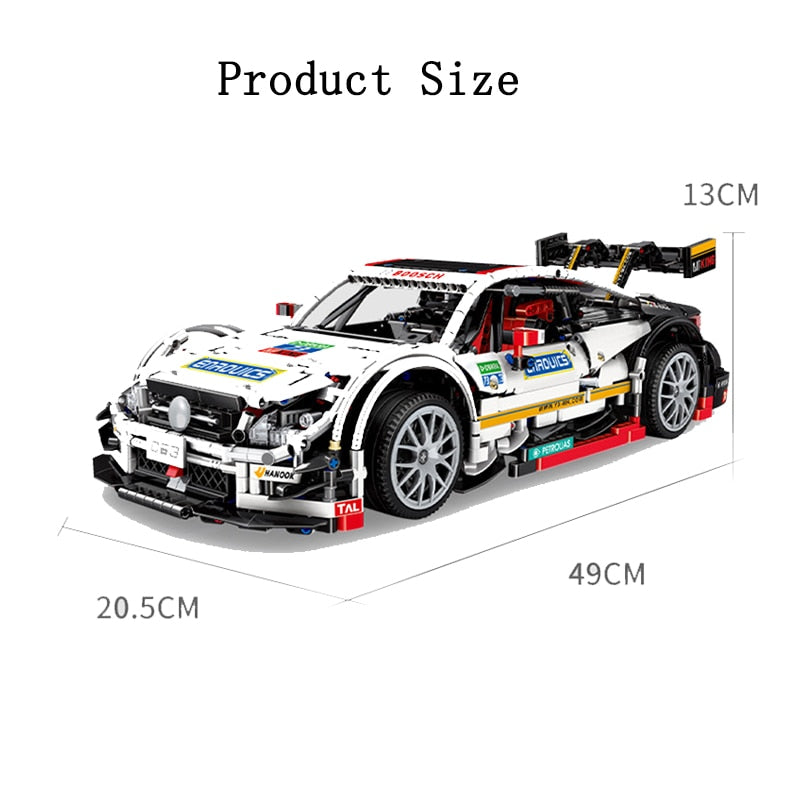 Mould King Super Racing Car 13075Building Blocks Series C63 Model Bricks Toys