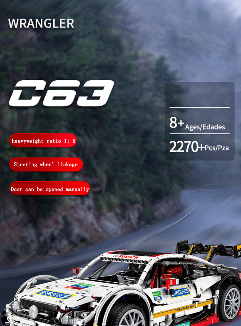 Mould King Super Racing Car 13075Building Blocks Series C63 Model Bricks Toys