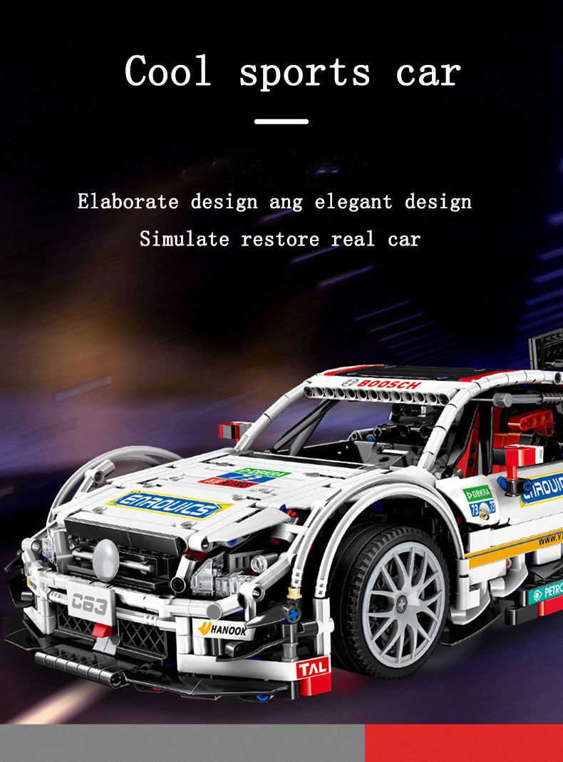 Mould King Super Racing Car 13075Building Blocks Series C63 Model Bricks Toys