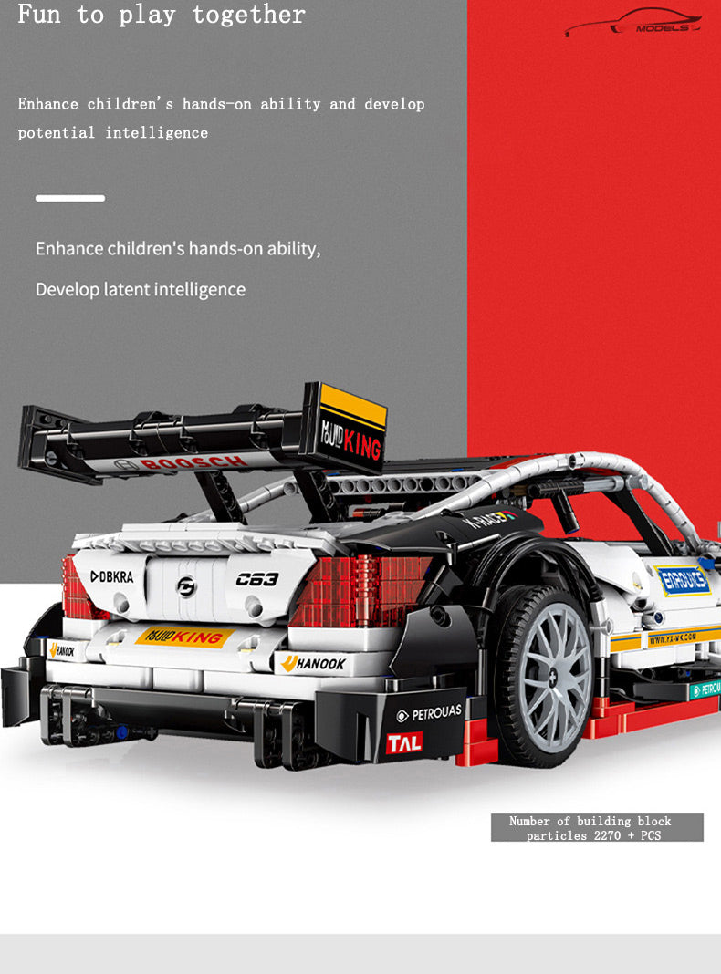 Mould King Super Racing Car 13075Building Blocks Series C63 Model Bricks Toys