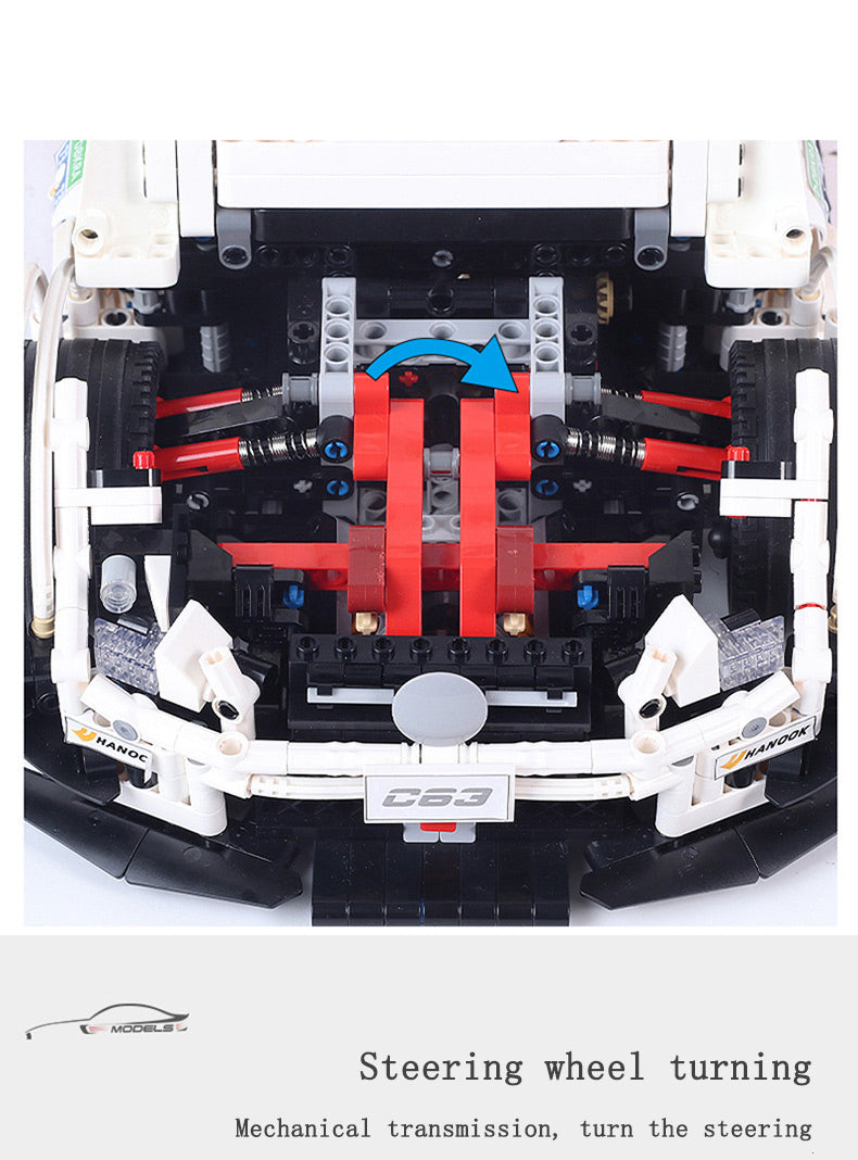 Mould King Super Racing Car 13075Building Blocks Series C63 Model Bricks Toys