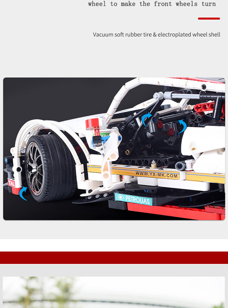 Mould King Super Racing Car 13075Building Blocks Series C63 Model Bricks Toys