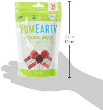 Yum Earth Organic Sour Pops 14pcs