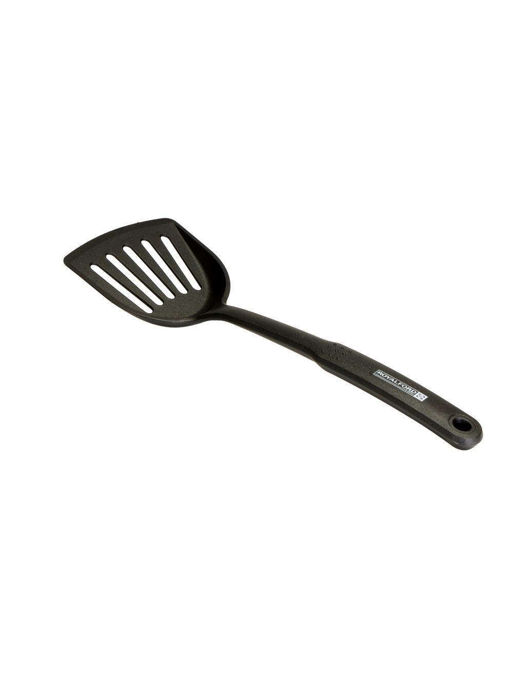 Royalford Nylon Slotted Spatula Black