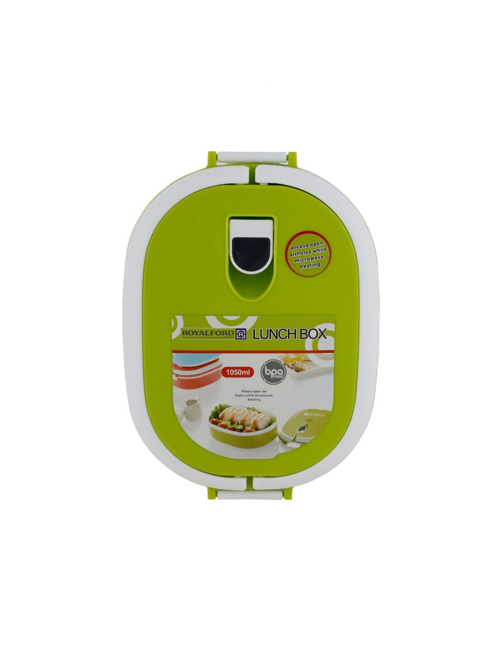 Royalford Square Lunch Box, 1050 ml RF7012