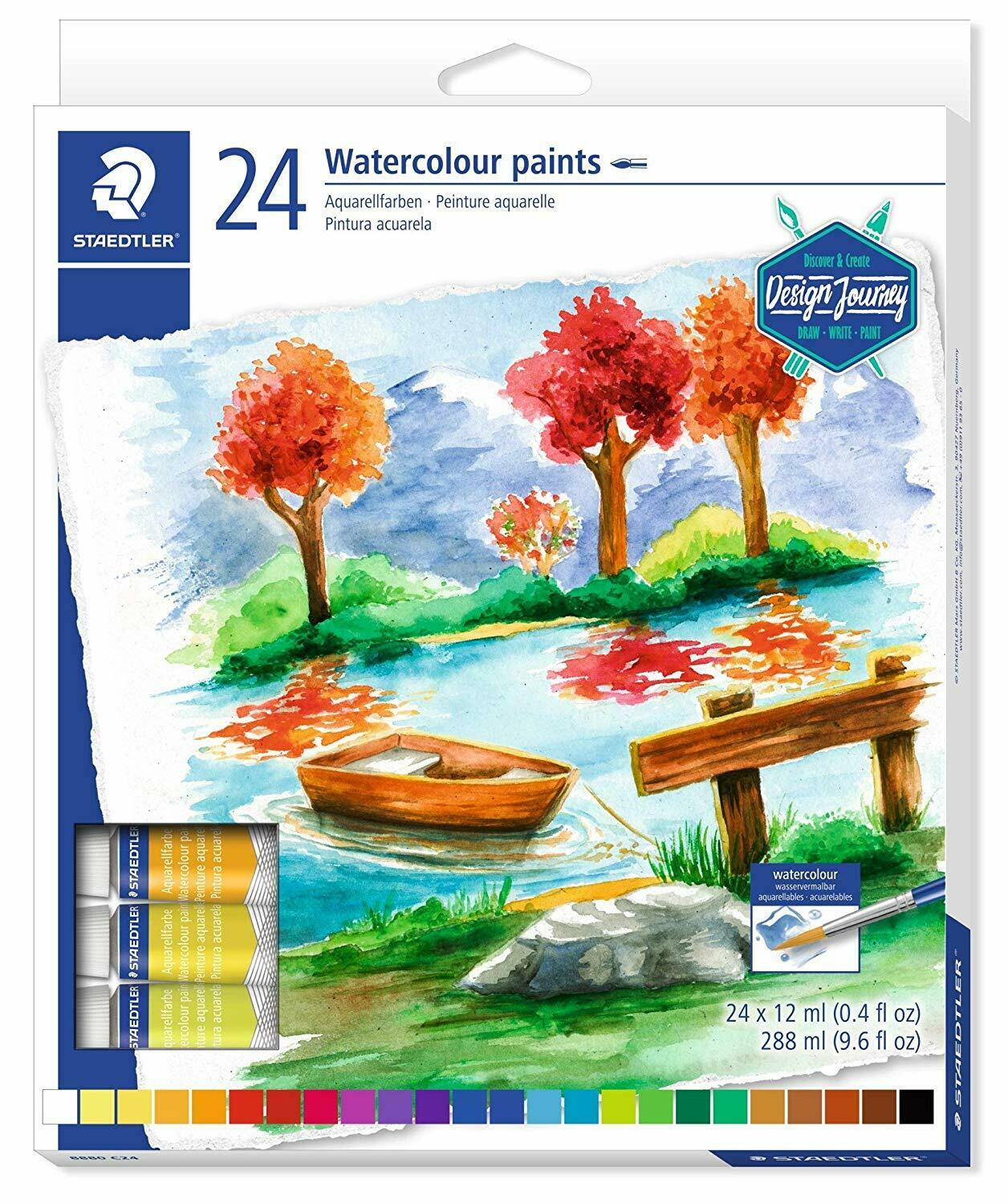 Staedtler Pack Of 24 Watercolour