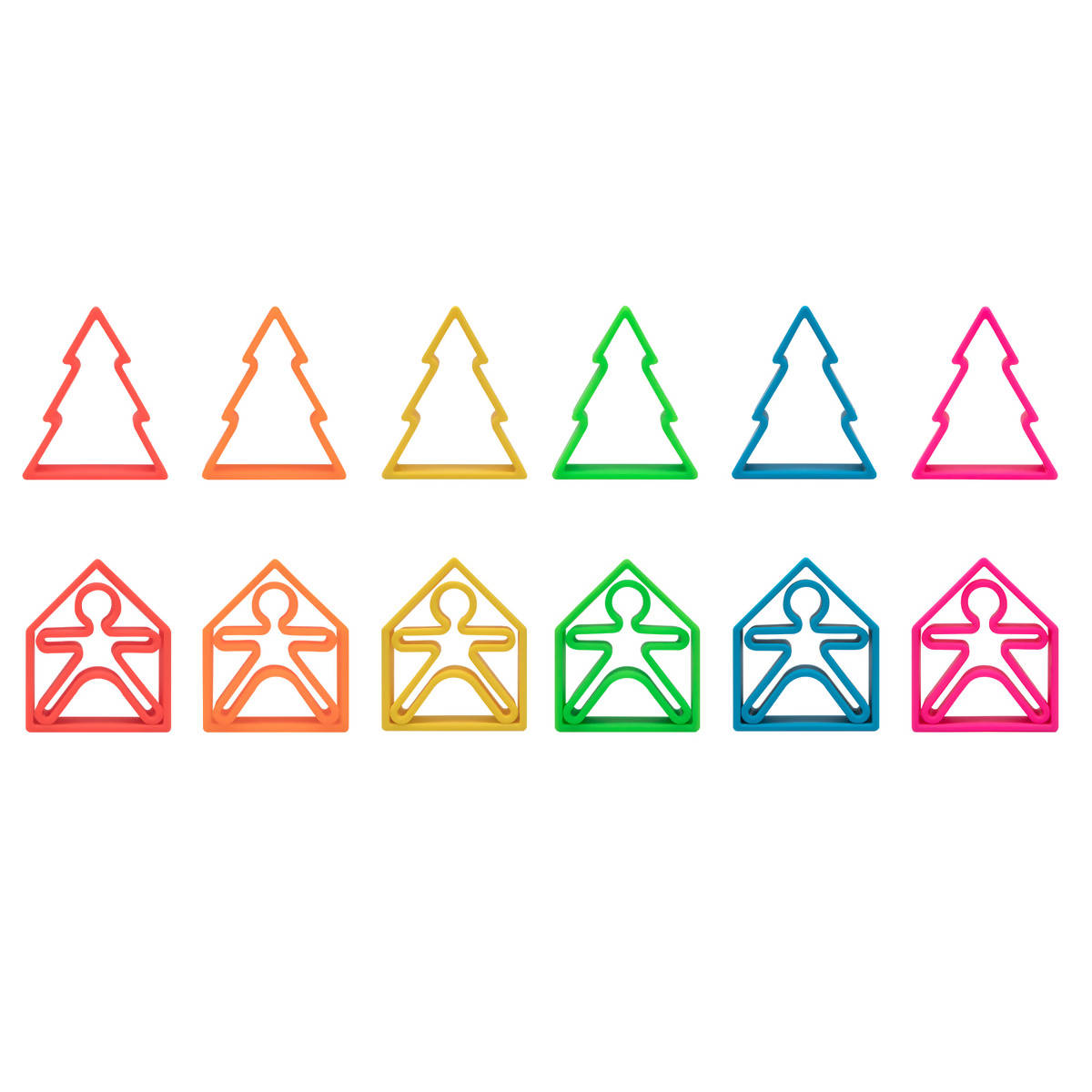 Dena Silicone Sensory Toy Set Multicolor