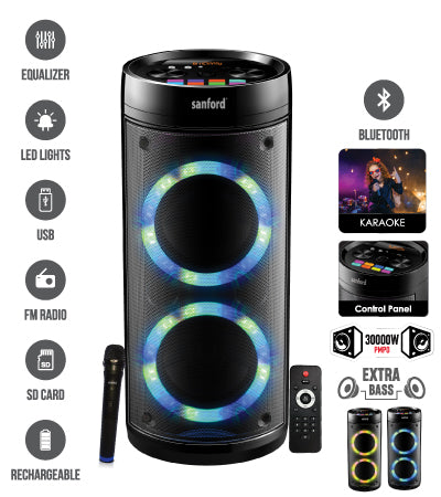 Sanford SF2257RPS A Rechargeable Portable Speakers