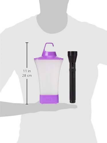 Sanford 2 In 1 Led Search Light & Emergency Combo Black & Purple