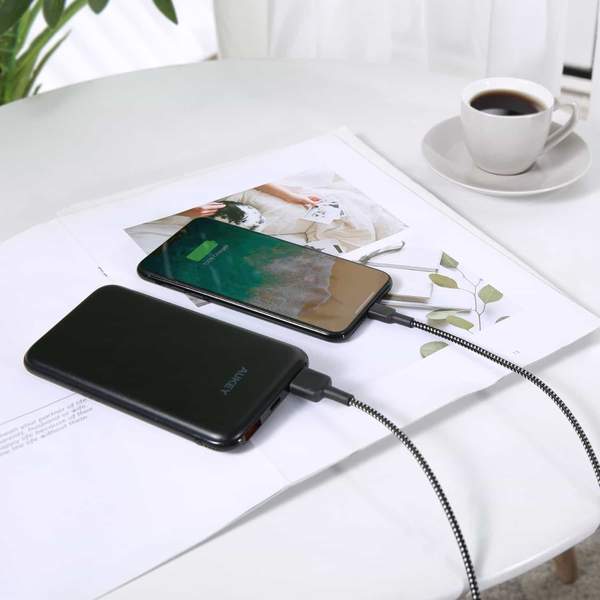 Anker Powerline Flow Usb C With Lightning Connector 3Ft Black