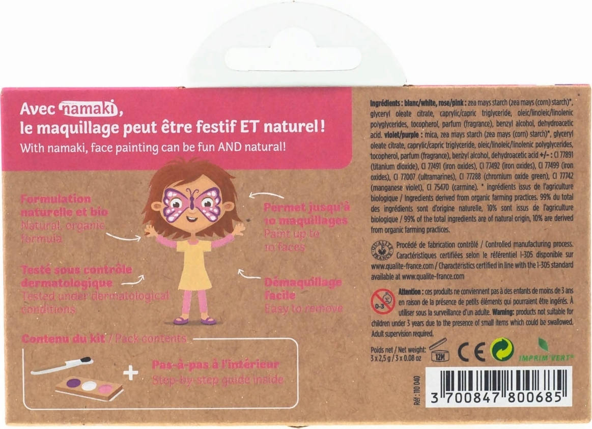 Namaki Fairy & Butterfly Face Painting Kit
