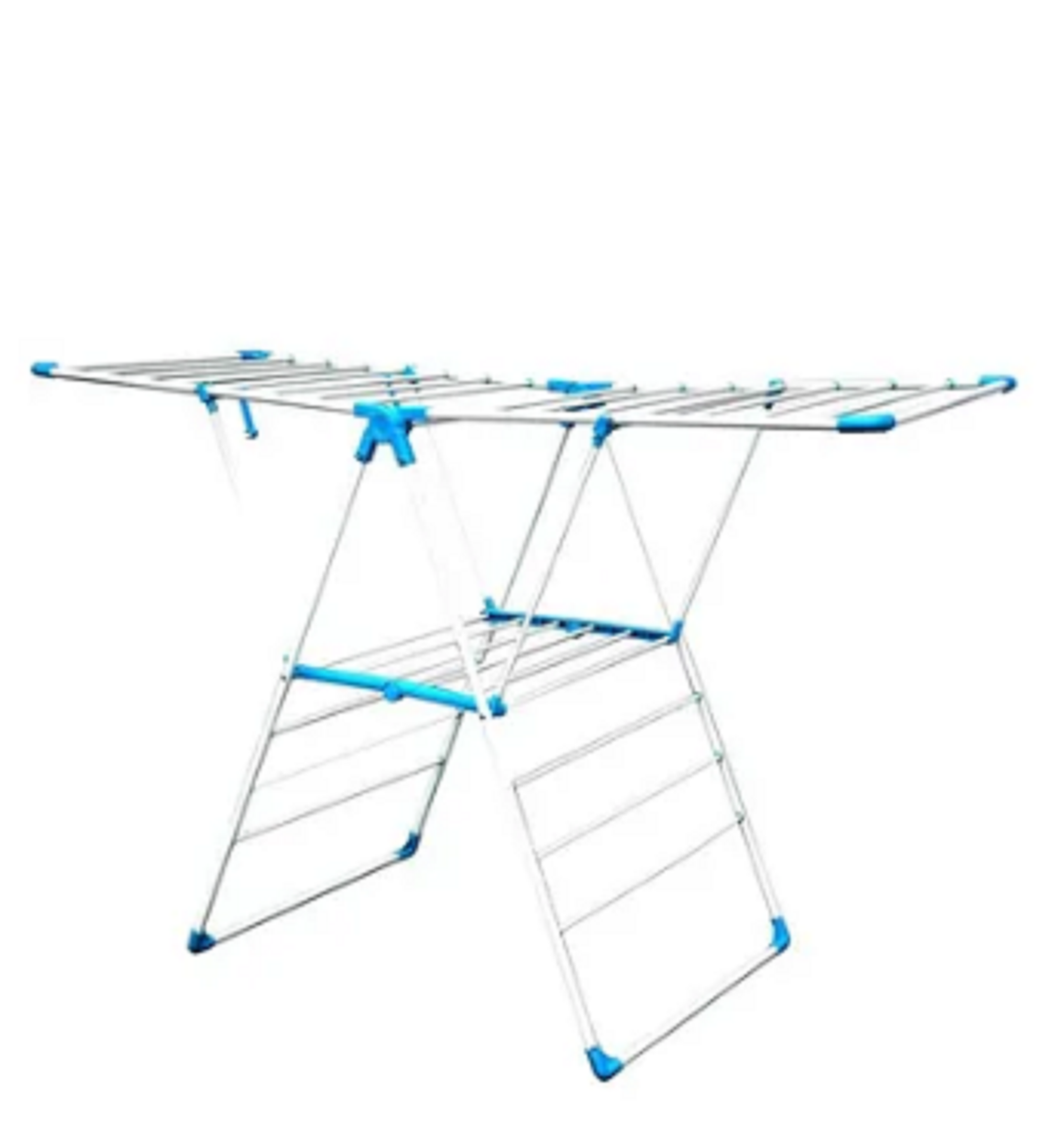 Delcasa Metal Cloth Dryer Assorted Color Silver & Blue 159X62X102cm