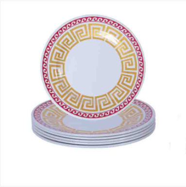 Flamingo Melamine Ware Dinner Plate 6 Pieces Combo 10inch