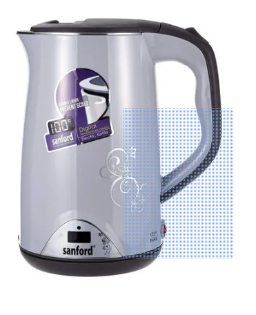 Sanford Electric Kettle 1.7 L White Grey