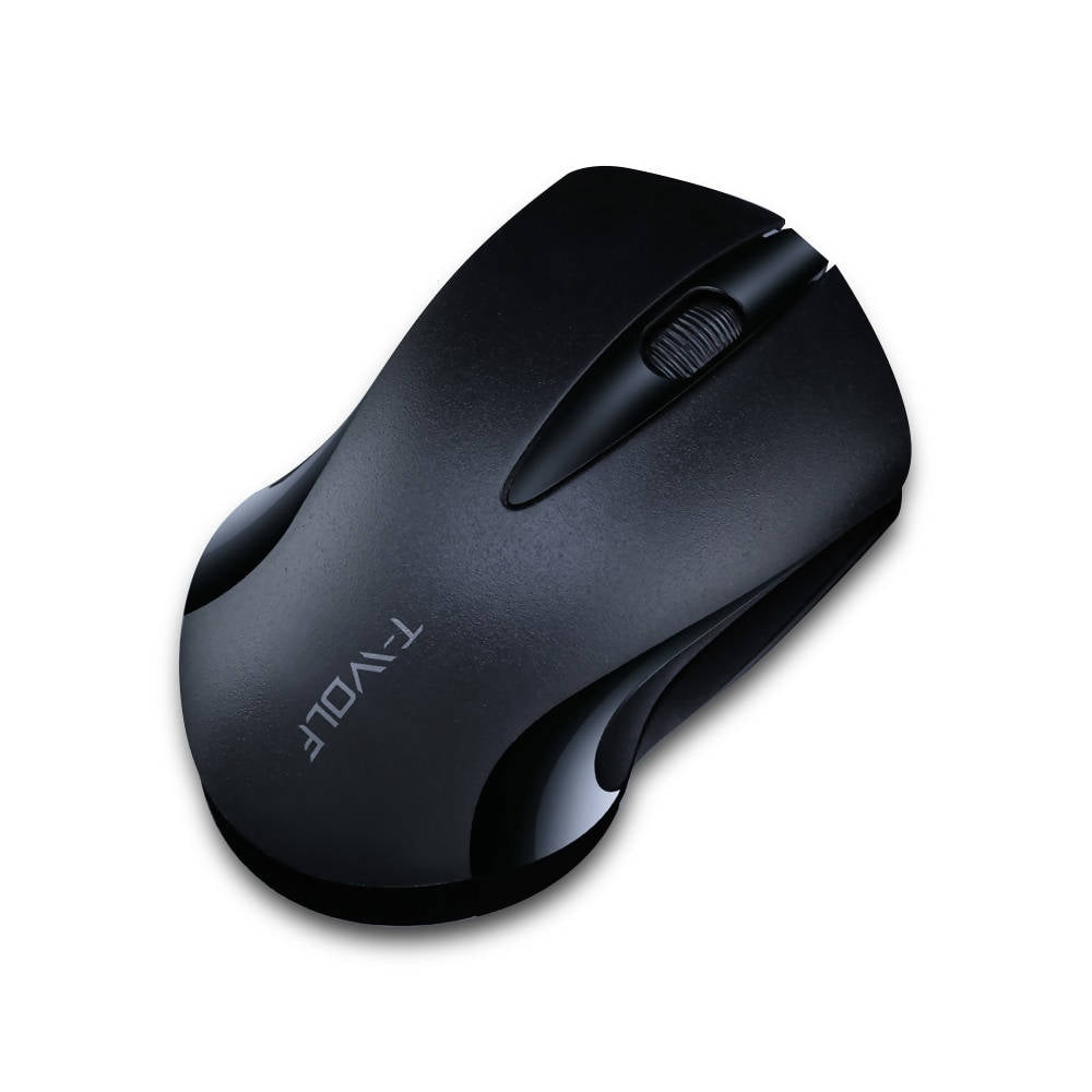 T Wolf Q2 Wireless Mouse Black