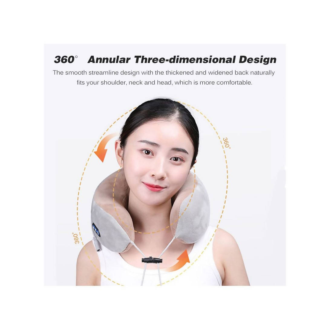 Kivisin U Shaped Massage Pillow Household Neck Massager Color Pink