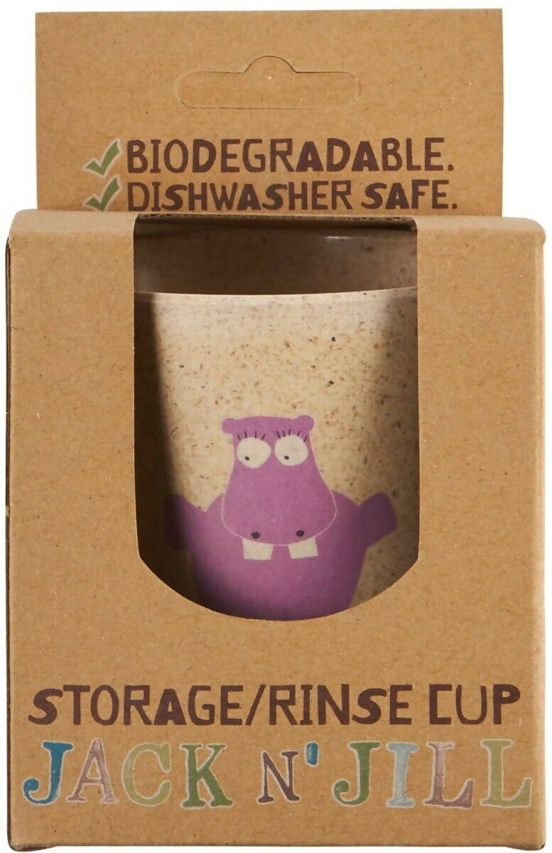 Jack N' Jill Rinse and Storage Cup Hippo