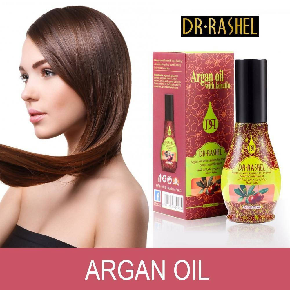 Dr Rashel Argan Oil with Keratin for Hair Deep Nourishment