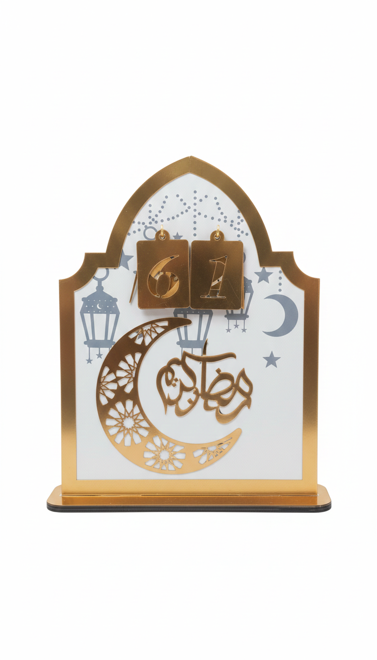 Ramadan Gold Crescent Calendar