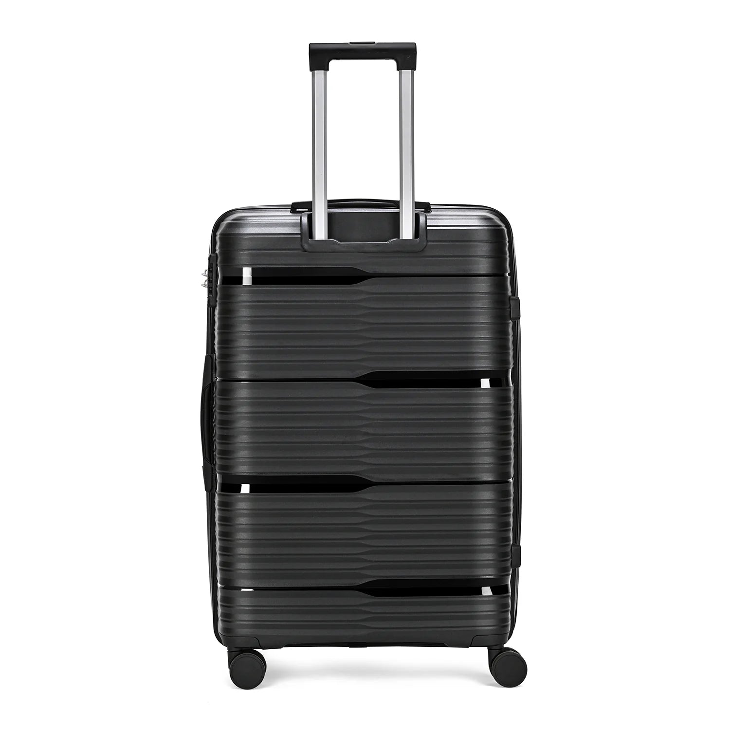 Carlton Alton 76cm 8 Wheel Hard Top Trolley-Black, ALTON76BK