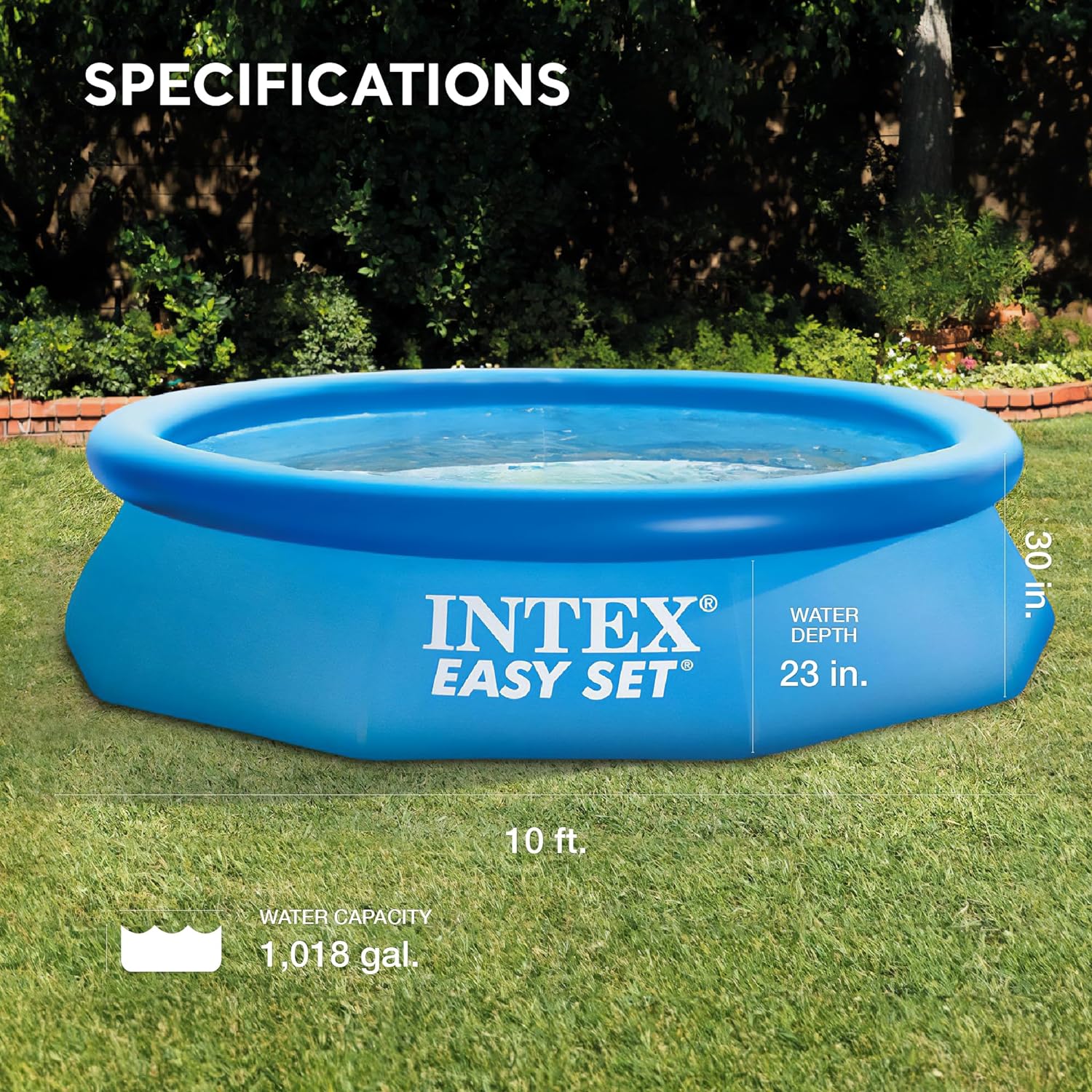 Buy Intex Easy Set 10-Foot Inflatable Swimming Pool | Best Pool