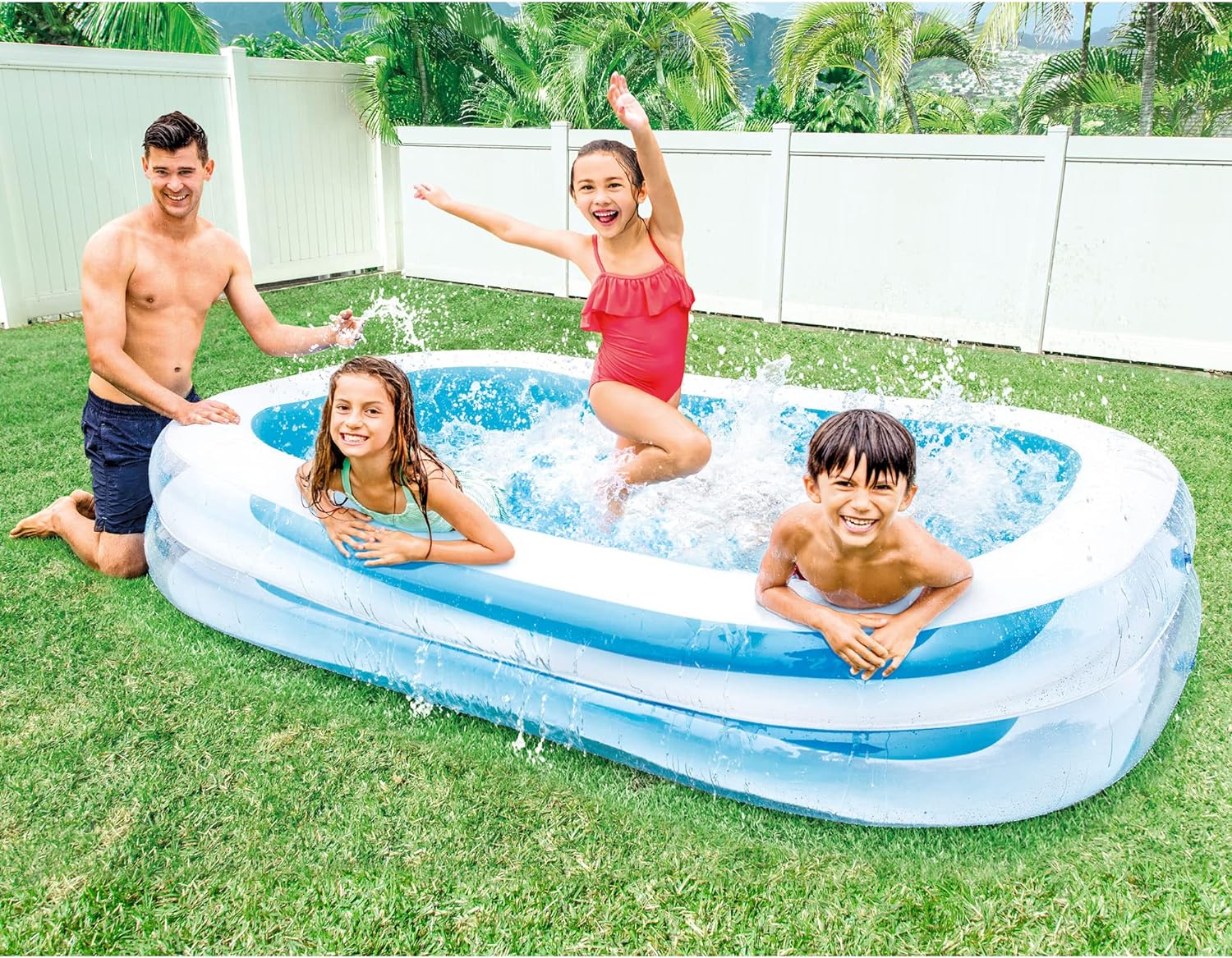 Buy Intex Inflatable Swim Center Family Pool | Fun for Kids