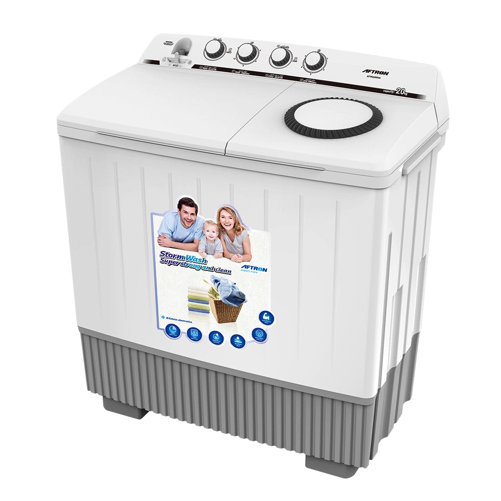 Aftron Semi-Automatic Washing Machine 20Kg | Home Appliances & Electronic | Halabh.com