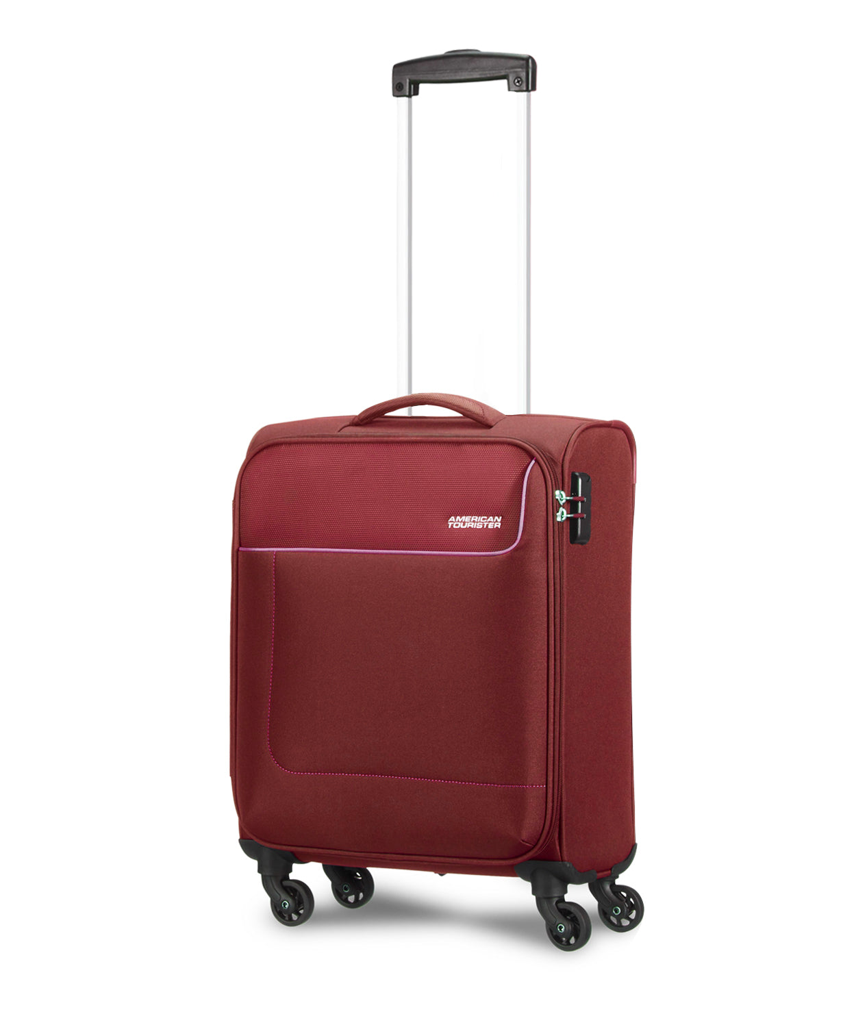 American Tourister Jamaica Spinner | Color Maroon | Trolley Bag | Luggage Travel Bag | Bag and Sleeves in Bahrain | Halabh
